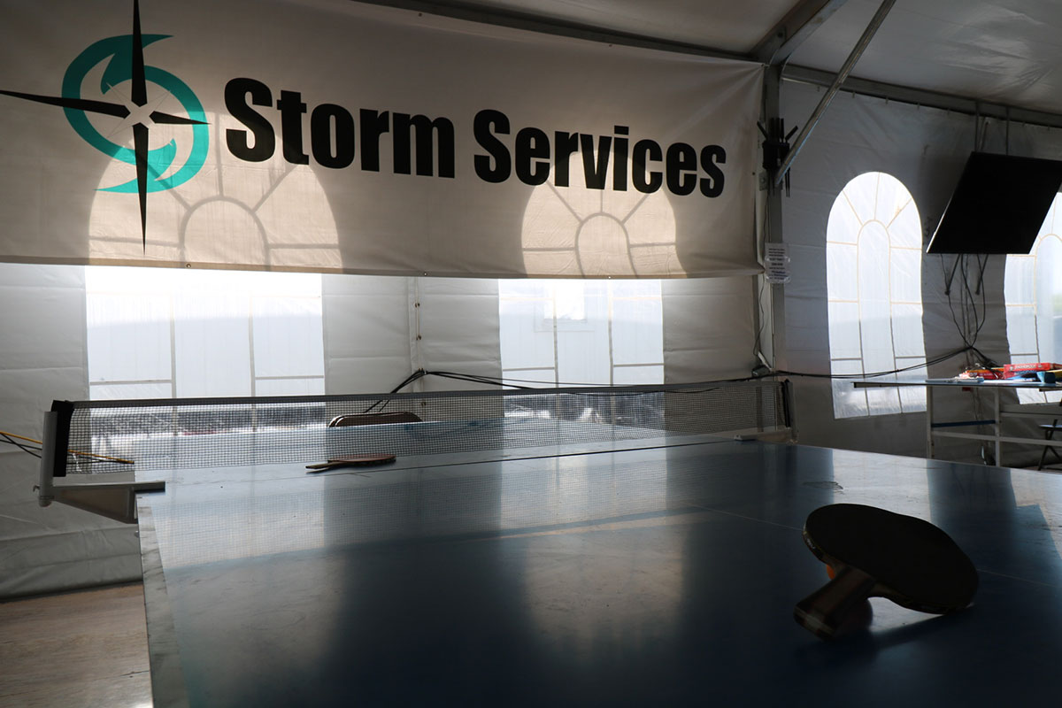 Interior image of a rec center.