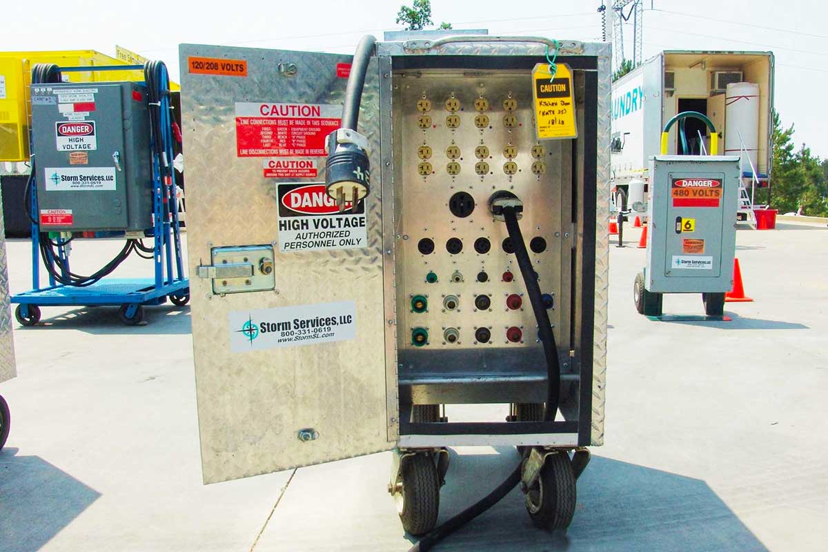 Power distribution and management consoles.