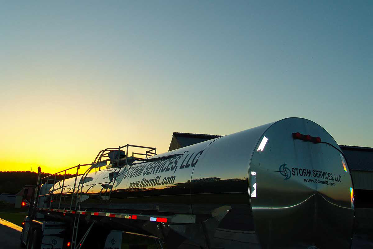 Fuel delivery for a base camp.