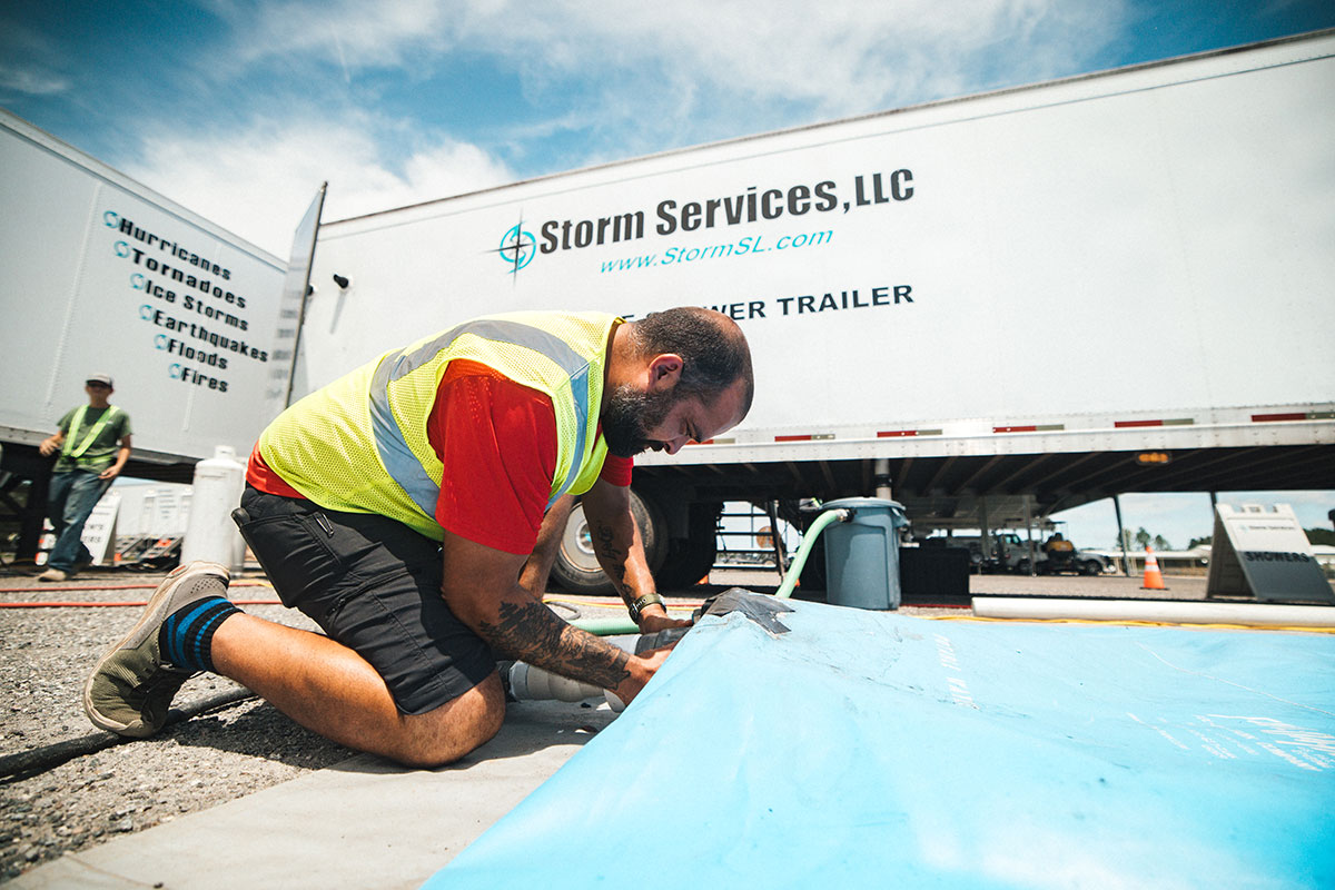 On-site sanitation services.