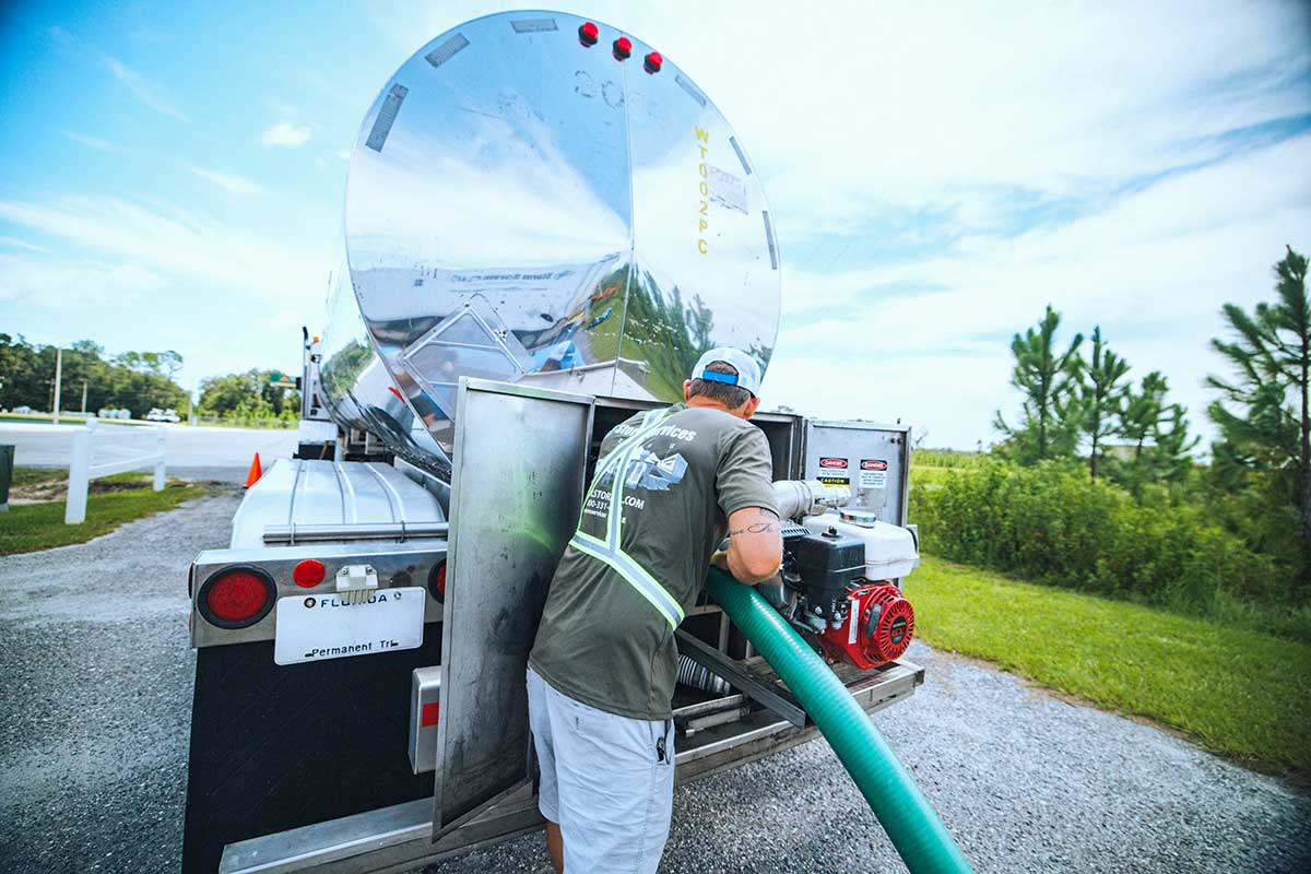 On-site sanitation services.