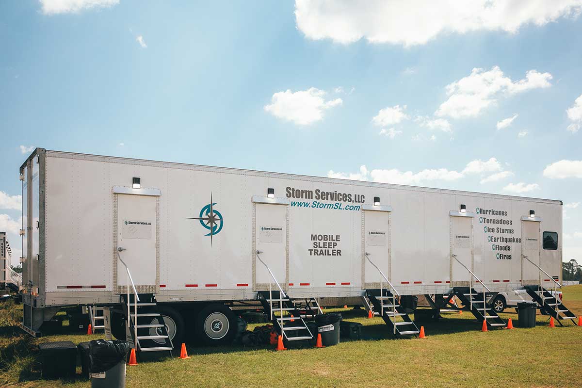 Image of a sleep trailer.